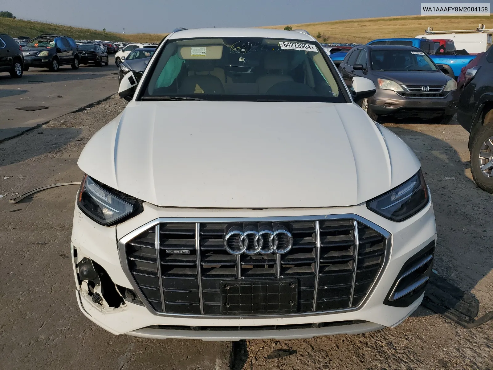 2021 Audi Q5 Premium VIN: WA1AAAFY8M2004158 Lot: 64223964