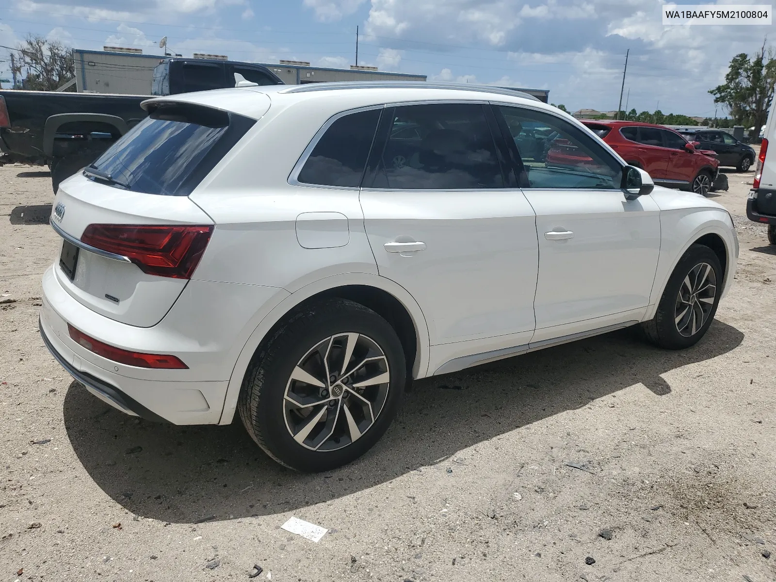 2021 Audi Q5 Premium Plus VIN: WA1BAAFY5M2100804 Lot: 64365904