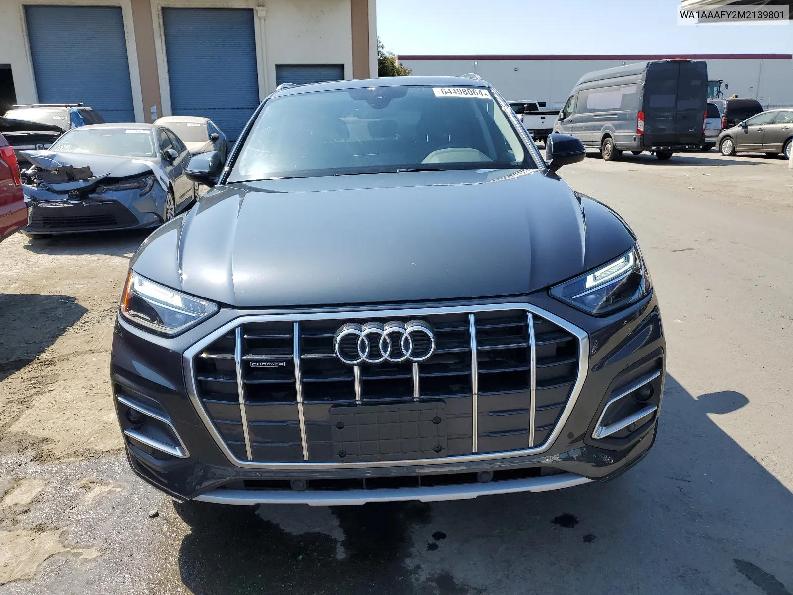 2021 Audi Q5 Premium VIN: WA1AAAFY2M2139801 Lot: 64498064