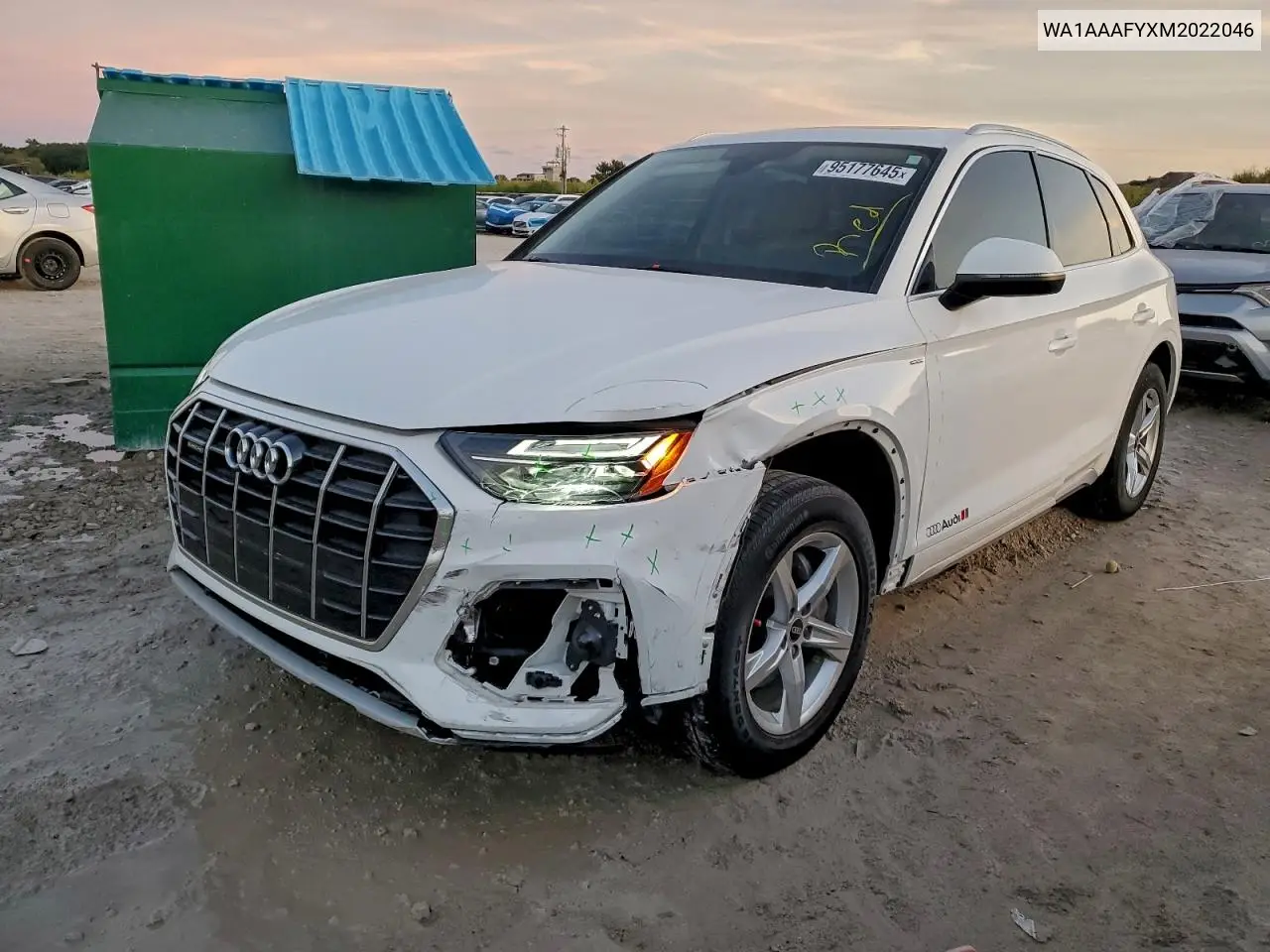 WA1AAAFYXM2022046 2021 Audi Q5 Premium