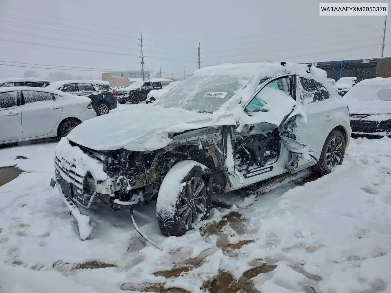 WA1AAAFYXM2050378 2021 Audi Q5 Premium