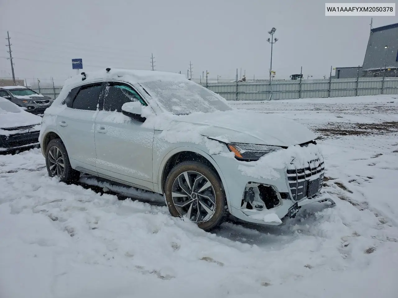 WA1AAAFYXM2050378 2021 Audi Q5 Premium