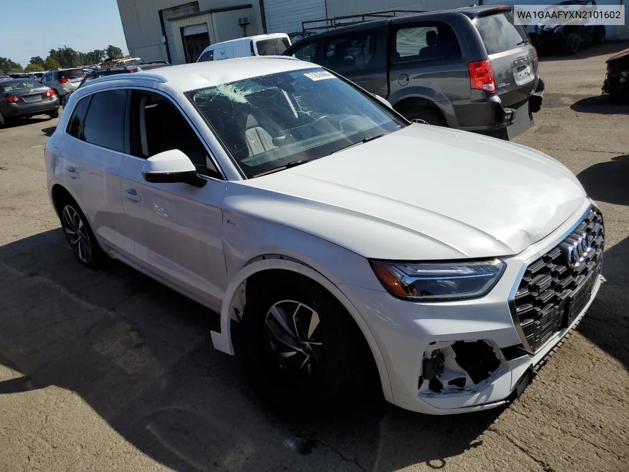 2022 Audi Q5 Premium 45 VIN: WA1GAAFYXN2101602 Lot: 71676464