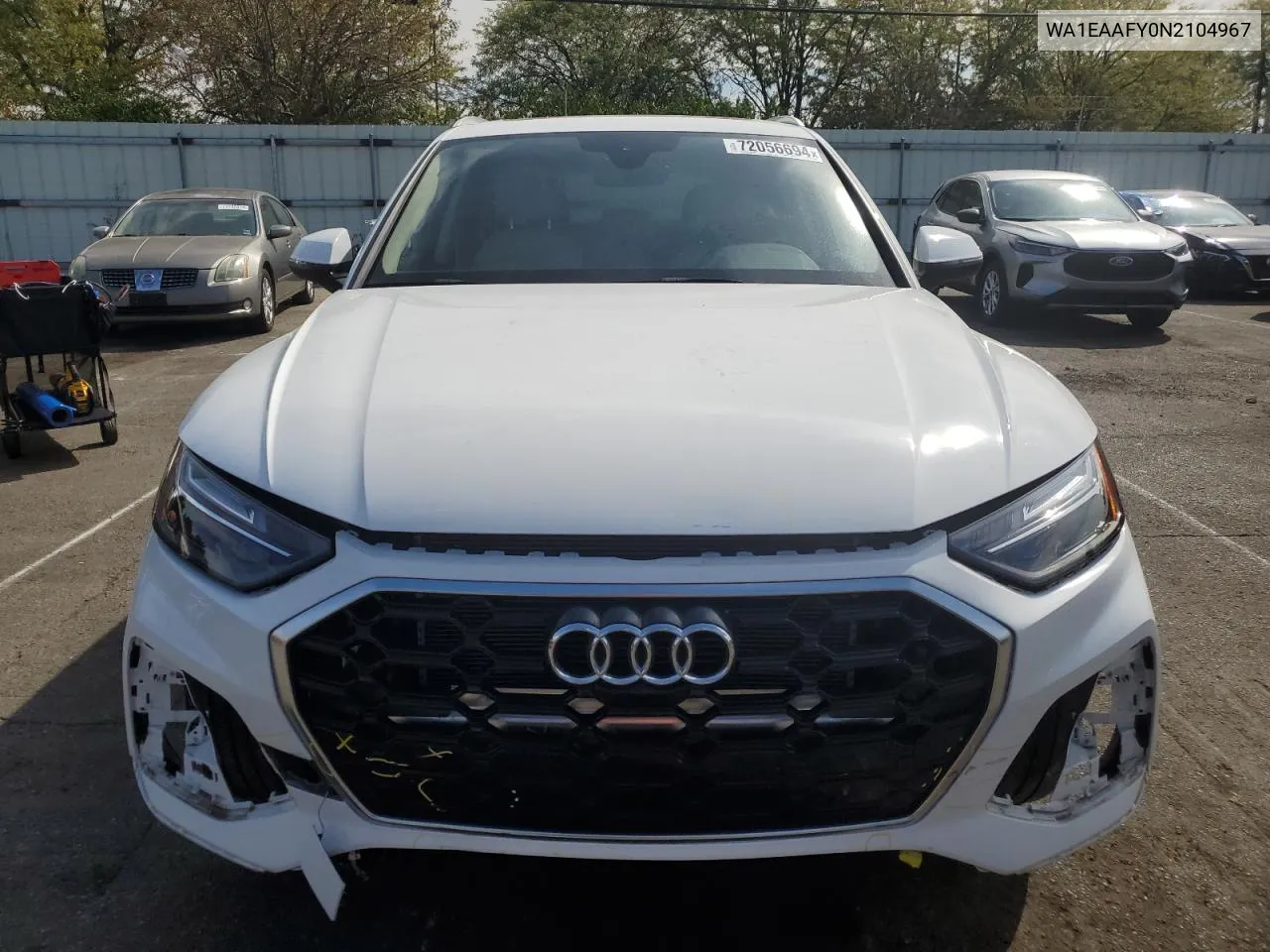 2022 Audi Q5 Premium Plus 45 VIN: WA1EAAFY0N2104967 Lot: 72056694