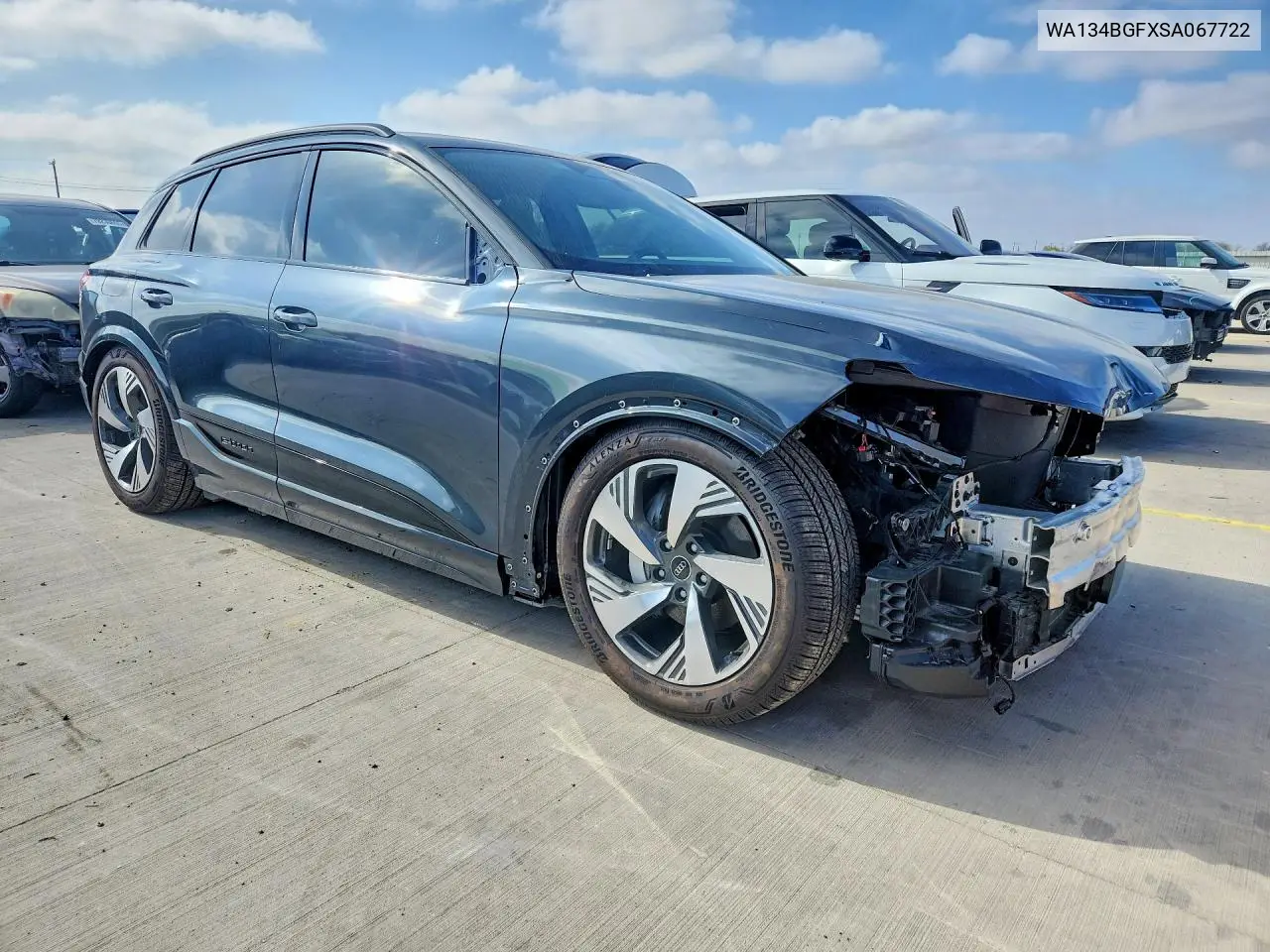 WA134BGFXSA067722 2025 Audi Q6 E-Tron Prestige