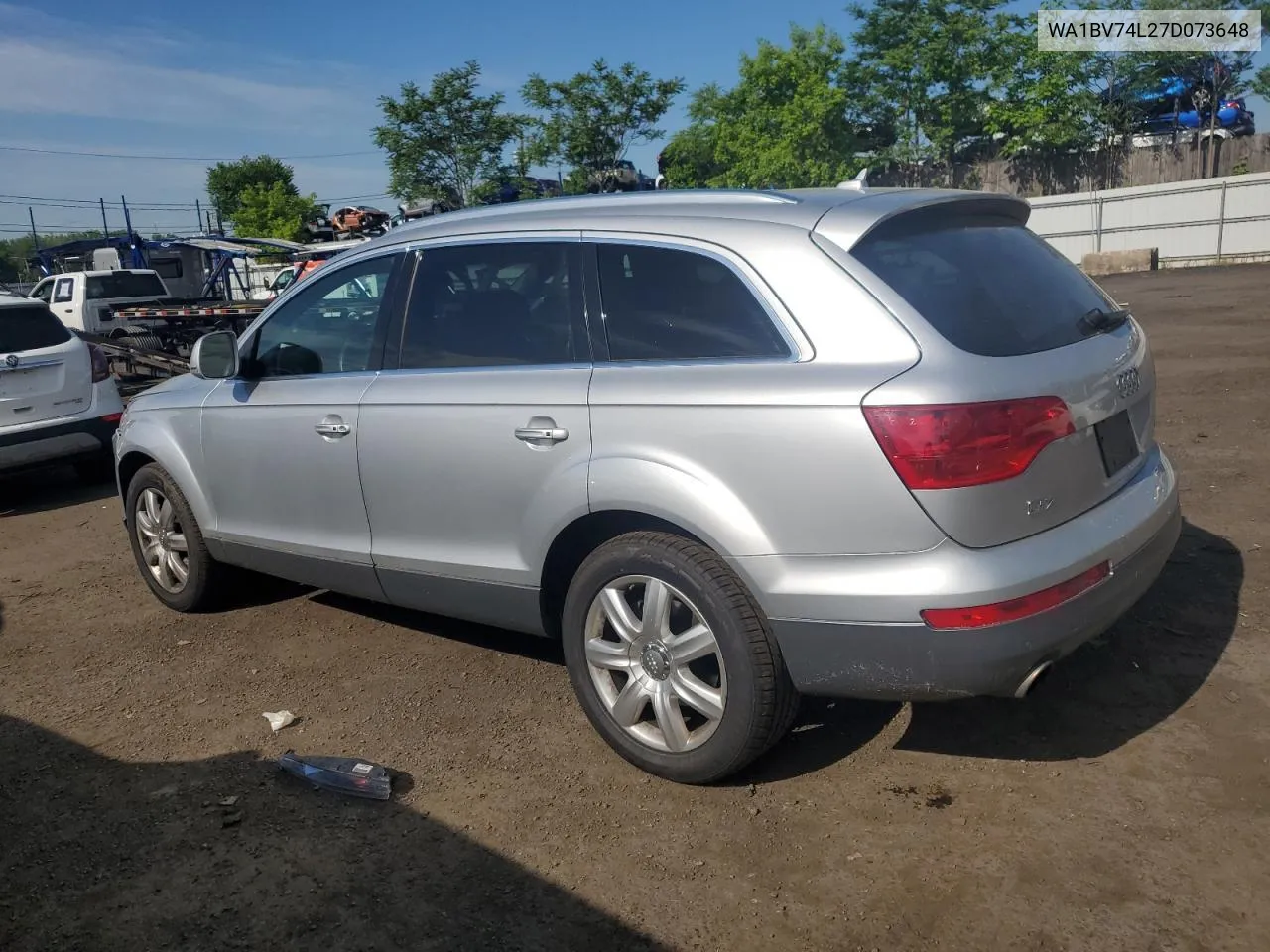 2007 Audi Q7 4.2 Quattro Premium VIN: WA1BV74L27D073648 Lot: 56597674