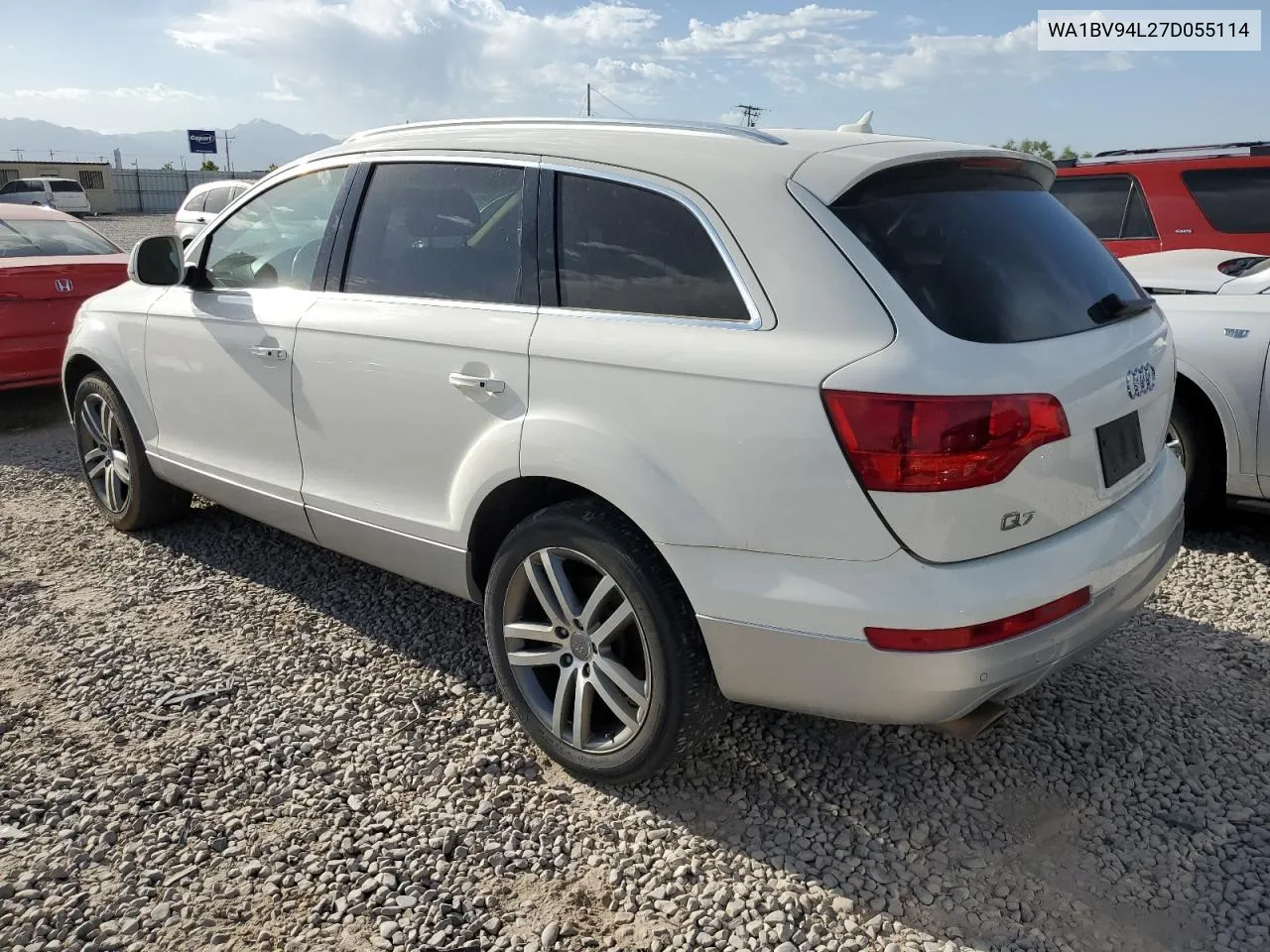 2007 Audi Q7 4.2 Quattro Premium VIN: WA1BV94L27D055114 Lot: 59971614