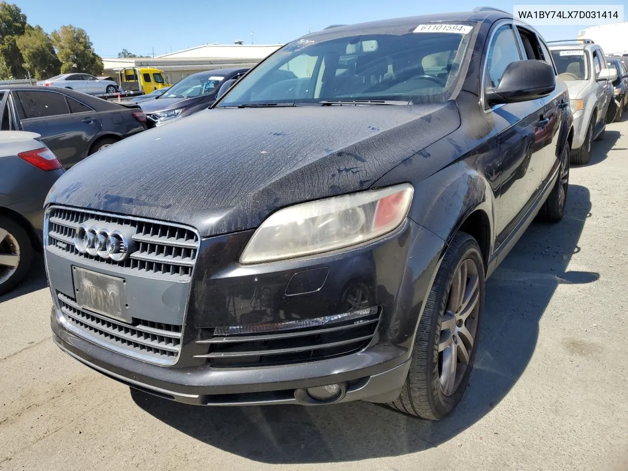 2007 Audi Q7 3.6 Quattro Premium VIN: WA1BY74LX7D031414 Lot: 61101594