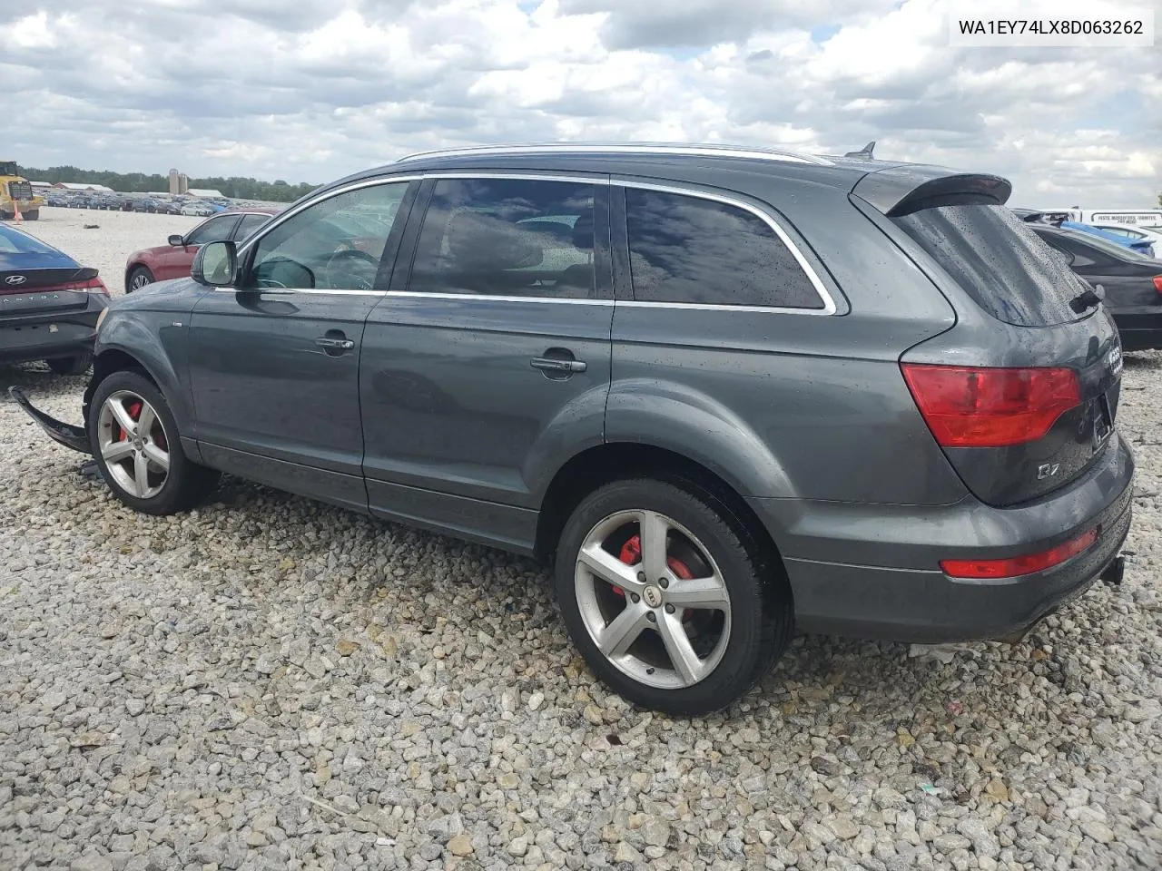 WA1EY74LX8D063262 2008 Audi Q7 3.6 Quattro Premium S-Line