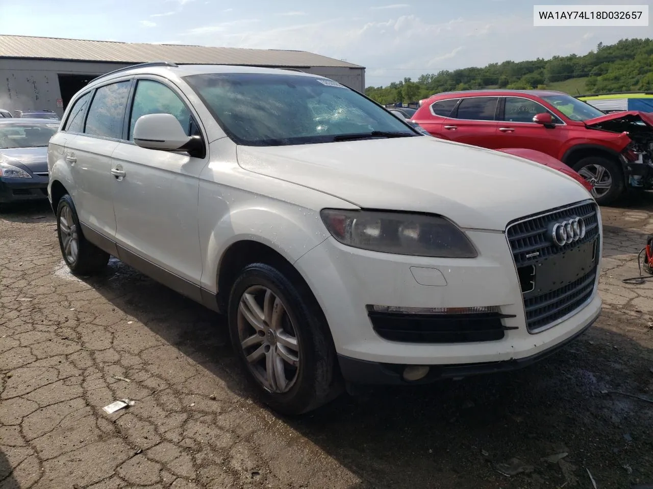 2008 Audi Q7 3.6 Quattro VIN: WA1AY74L18D032657 Lot: 58946804