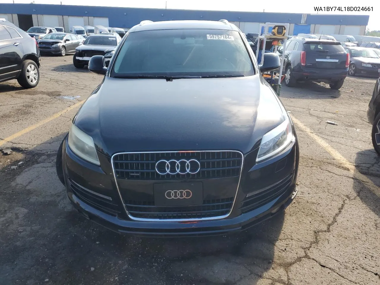 2008 Audi Q7 3.6 Quattro Premium VIN: WA1BY74L18D024661 Lot: 59757184