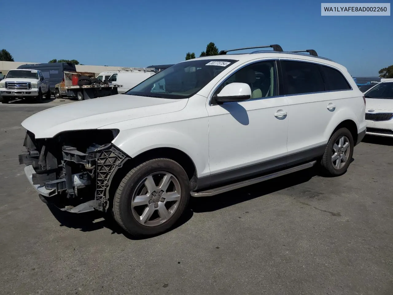 2010 Audi Q7 Premium Plus VIN: WA1LYAFE8AD002260 Lot: 58773754