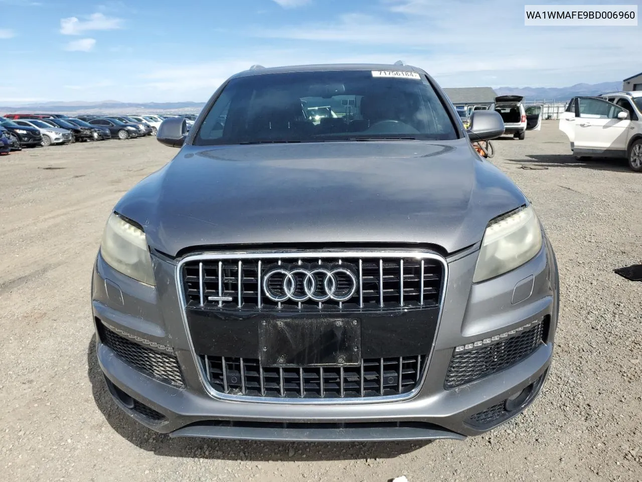 2011 Audi Q7 Prestige VIN: WA1WMAFE9BD006960 Lot: 71756184