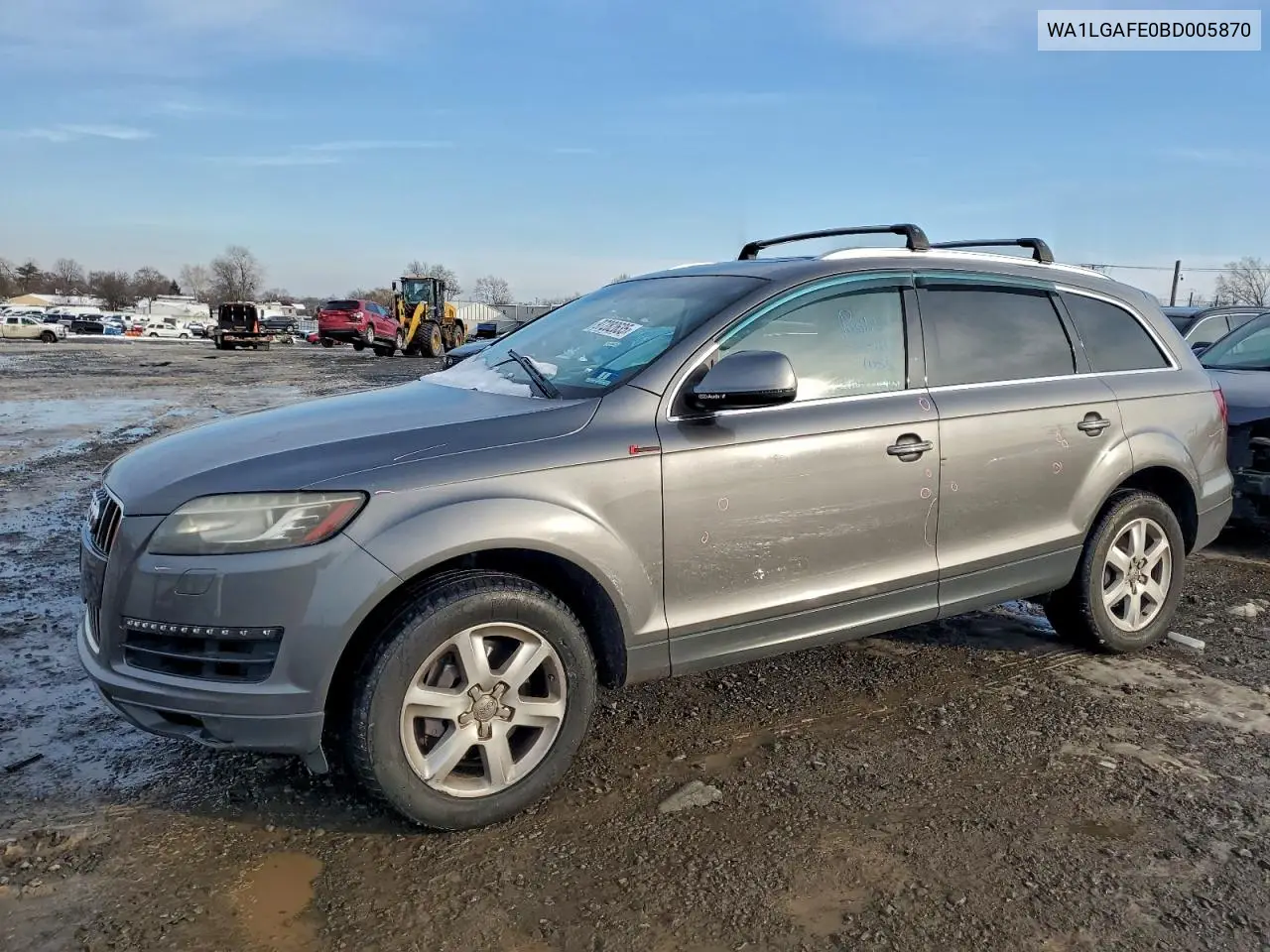 WA1LGAFE0BD005870 2011 Audi Q7 Premium Plus
