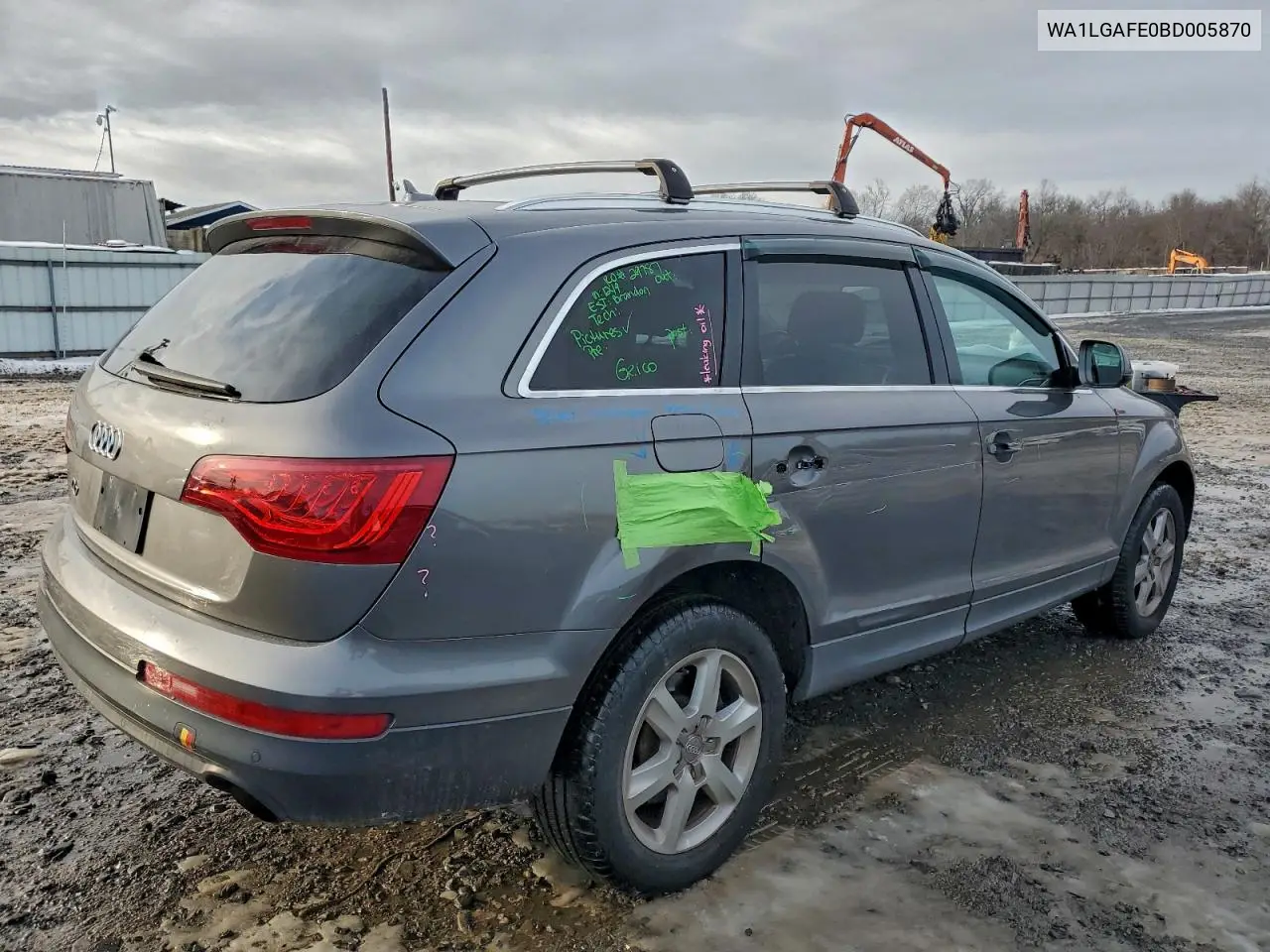 WA1LGAFE0BD005870 2011 Audi Q7 Premium Plus