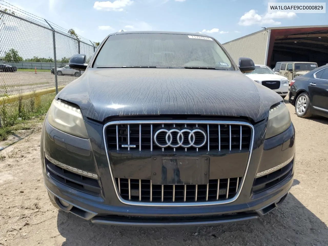 2012 Audi Q7 Premium Plus VIN: WA1LGAFE9CD000829 Lot: 71797074