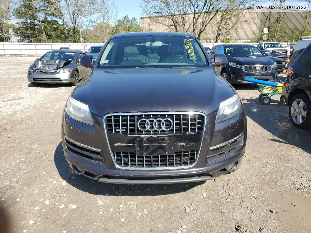 2013 Audi Q7 Premium Plus VIN: WA1LGAFE7DD015122 Lot: 53049374