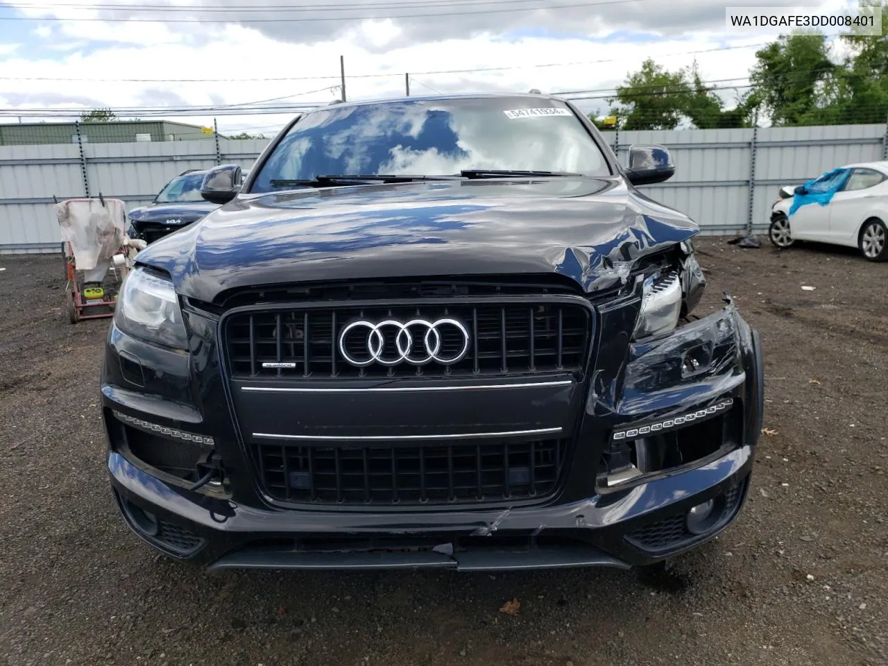 2013 Audi Q7 Prestige VIN: WA1DGAFE3DD008401 Lot: 54741934