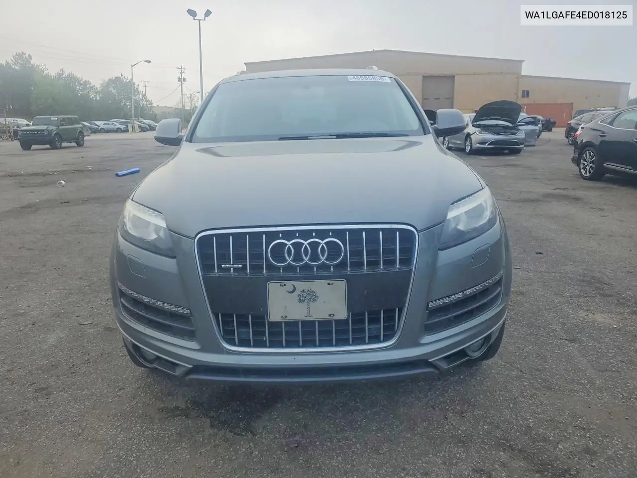 2014 Audi Q7 Premium Plus VIN: WA1LGAFE4ED018125 Lot: 48586856