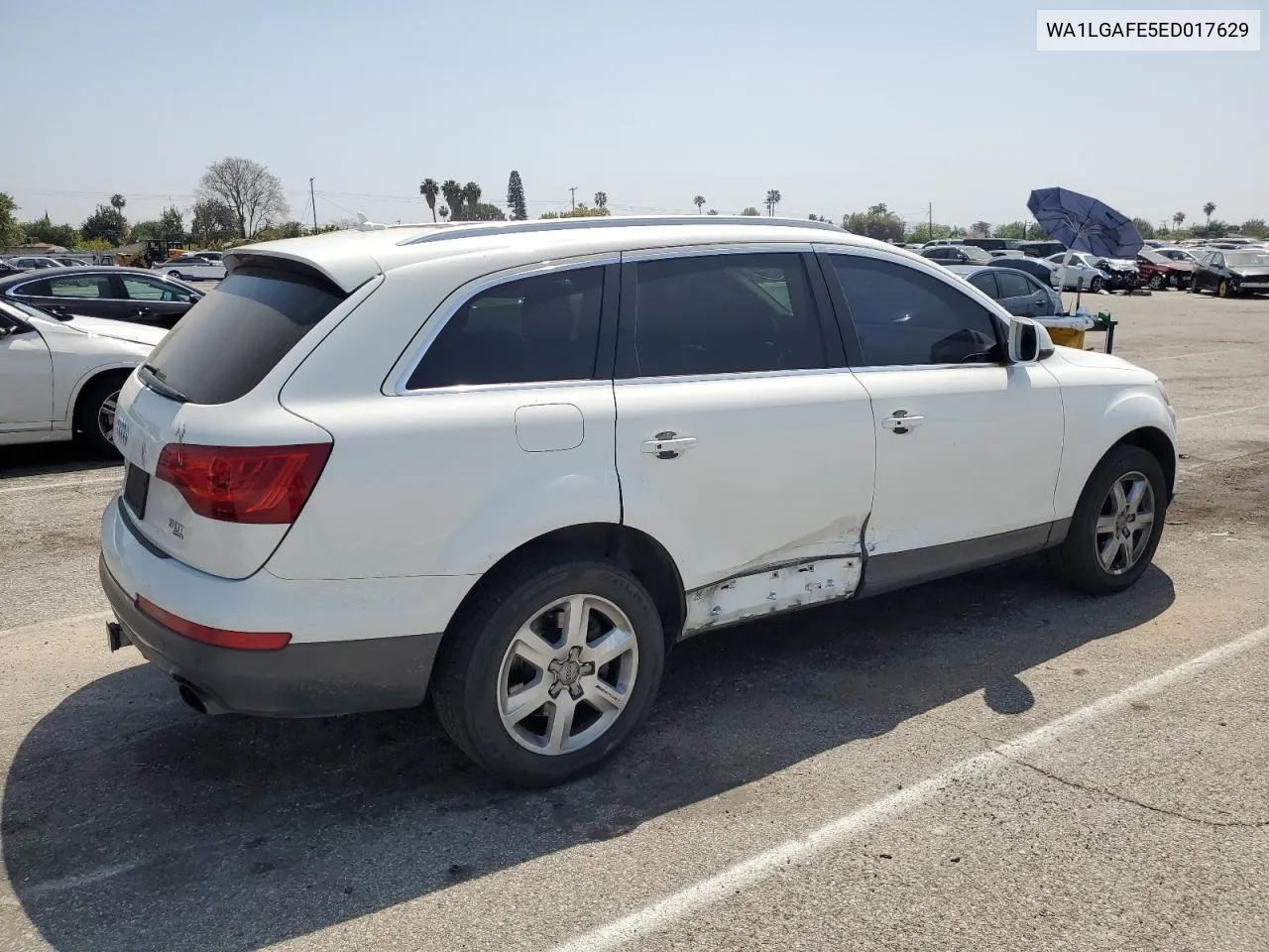 2014 Audi Q7 Premium Plus VIN: WA1LGAFE5ED017629 Lot: 53282054