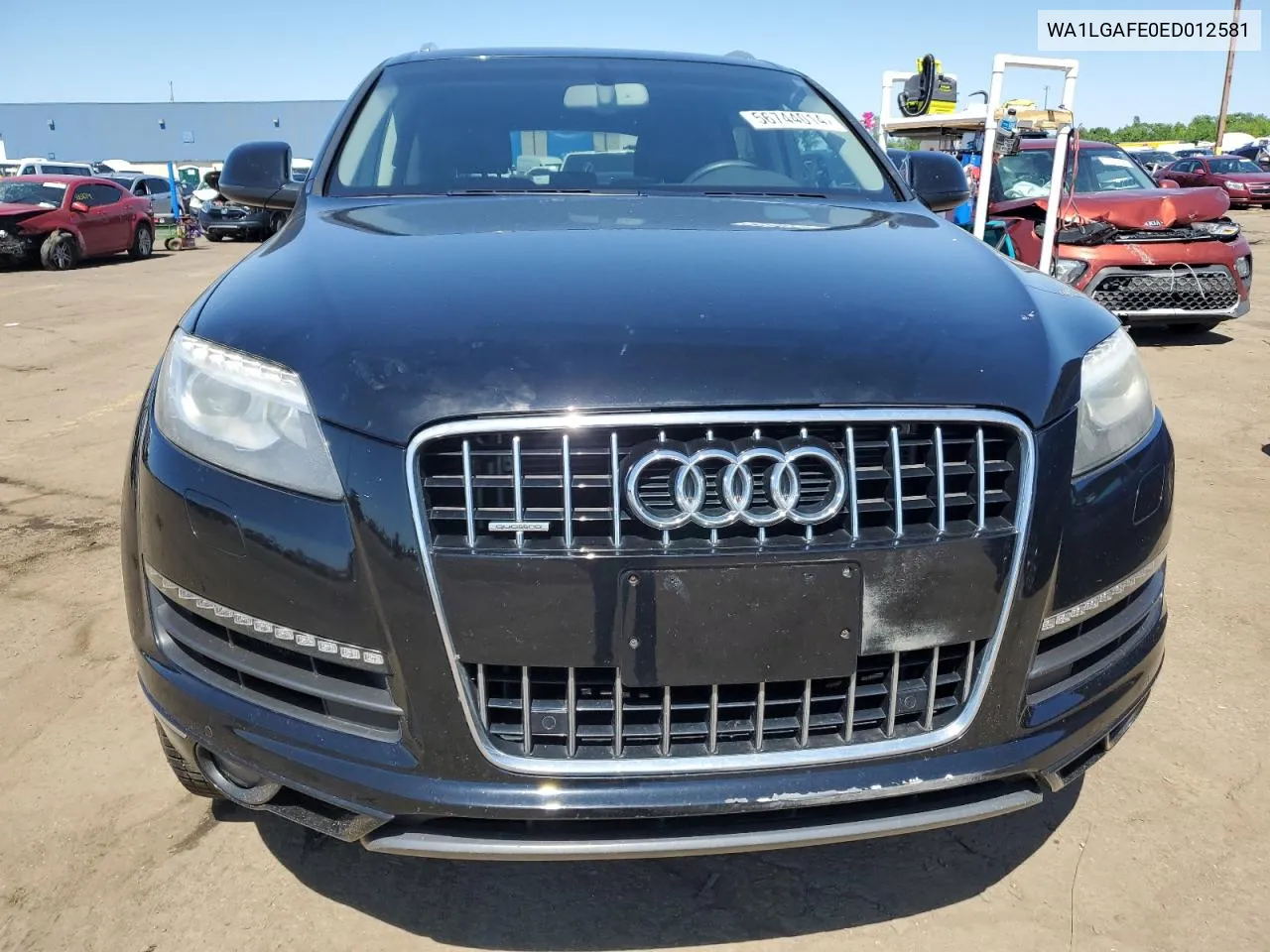 2014 Audi Q7 Premium Plus VIN: WA1LGAFE0ED012581 Lot: 56744014