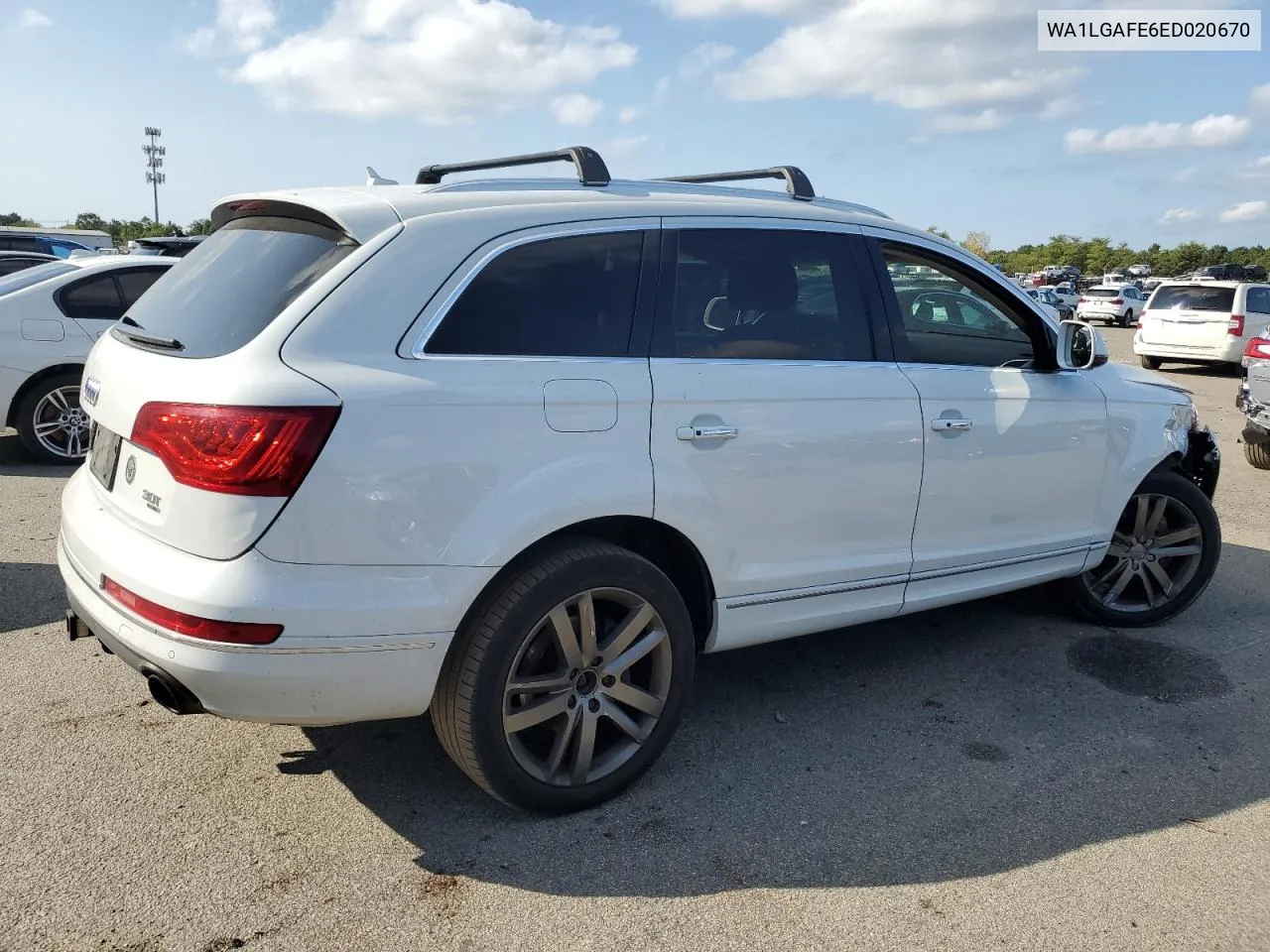 2014 Audi Q7 Premium Plus VIN: WA1LGAFE6ED020670 Lot: 70422774