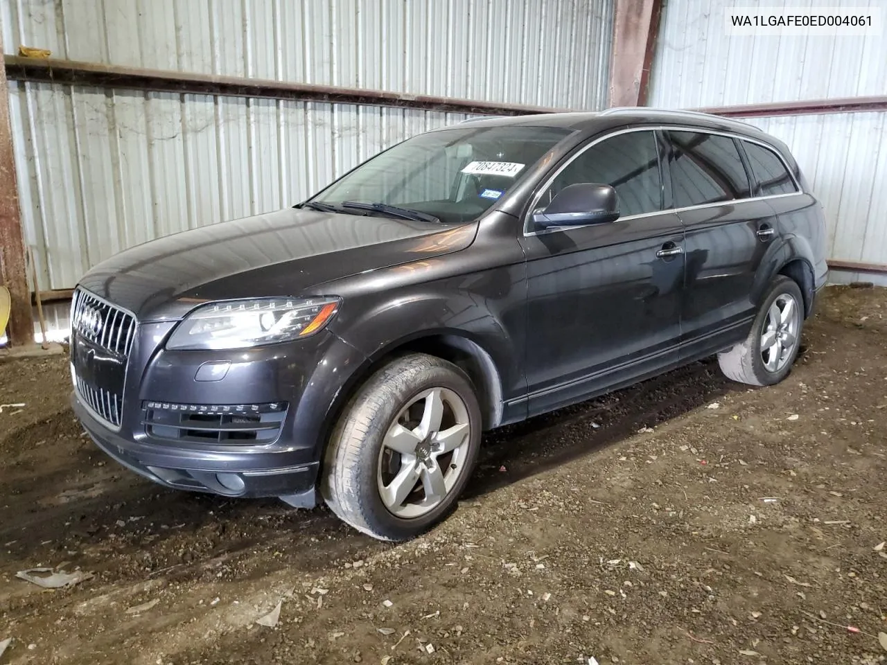 2014 Audi Q7 Premium Plus VIN: WA1LGAFE0ED004061 Lot: 70847324