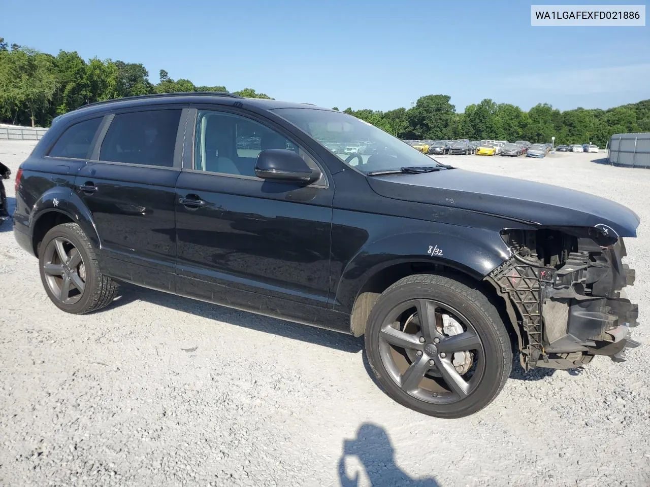 2015 Audi Q7 Premium Plus VIN: WA1LGAFEXFD021886 Lot: 59686334