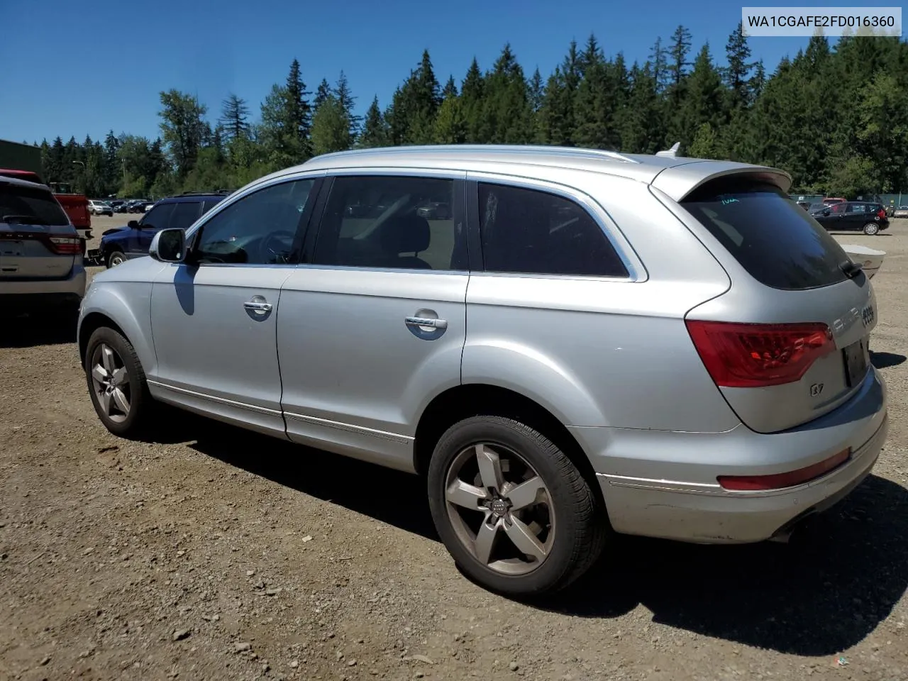 2015 Audi Q7 Premium VIN: WA1CGAFE2FD016360 Lot: 60323924