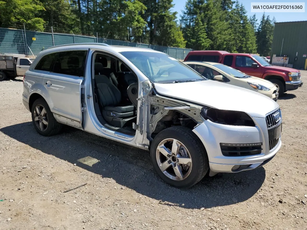 2015 Audi Q7 Premium VIN: WA1CGAFE2FD016360 Lot: 60323924