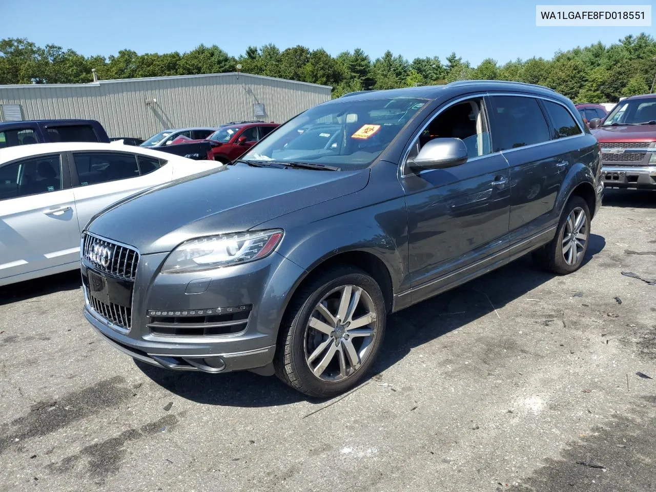 2015 Audi Q7 Premium Plus VIN: WA1LGAFE8FD018551 Lot: 66922354