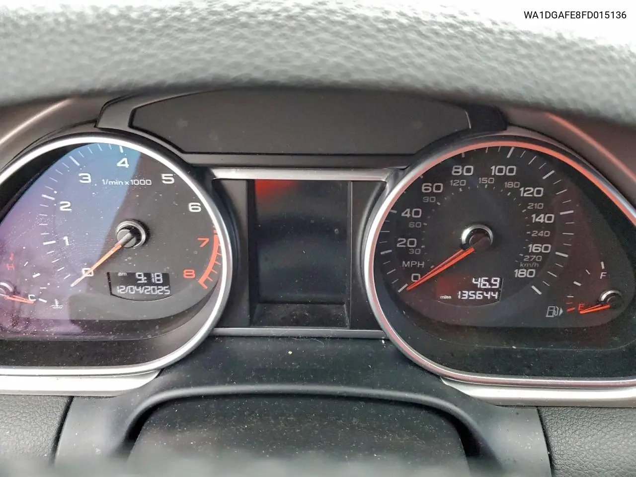 WA1DGAFE8FD015136 2015 Audi Q7 Prestige