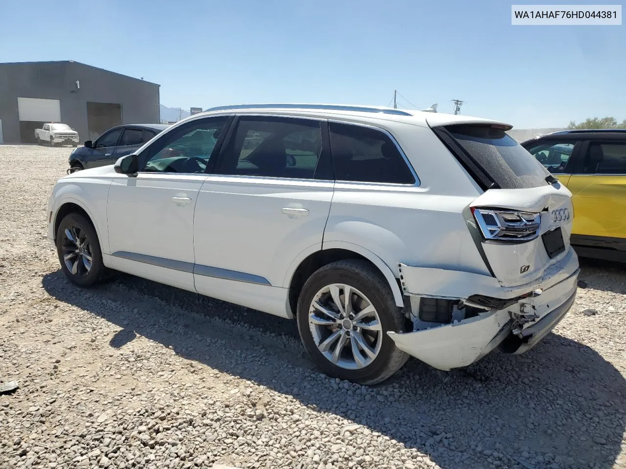 2017 Audi Q7 Premium VIN: WA1AHAF76HD044381 Lot: 59533554