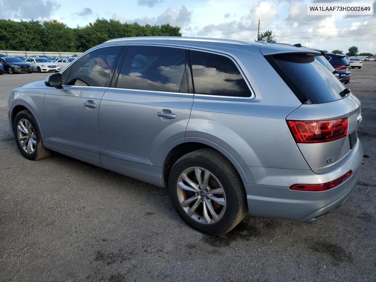 2017 Audi Q7 Premium Plus VIN: WA1LAAF73HD002649 Lot: 60027014