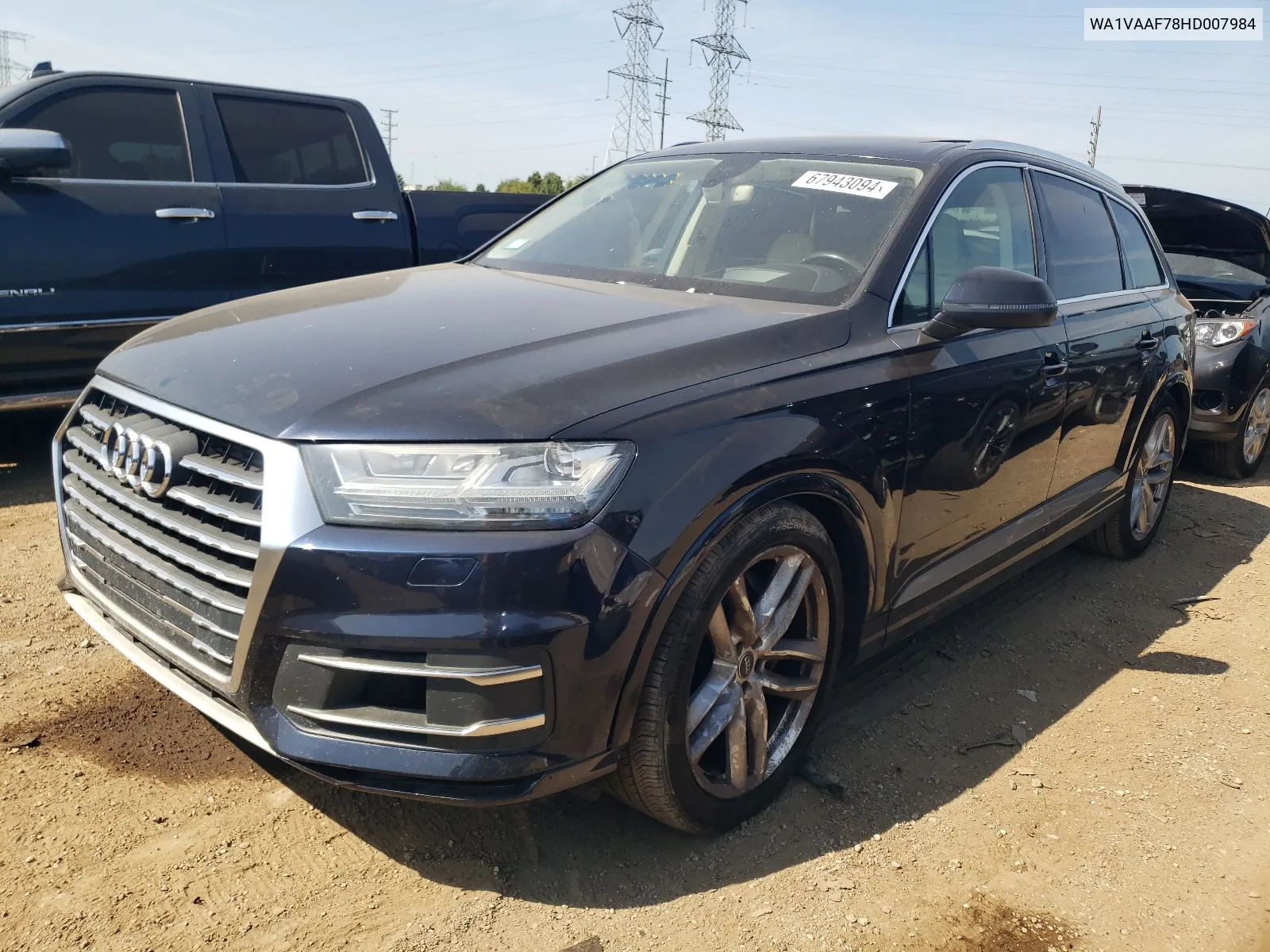 WA1VAAF78HD007984 2017 Audi Q7 Prestige