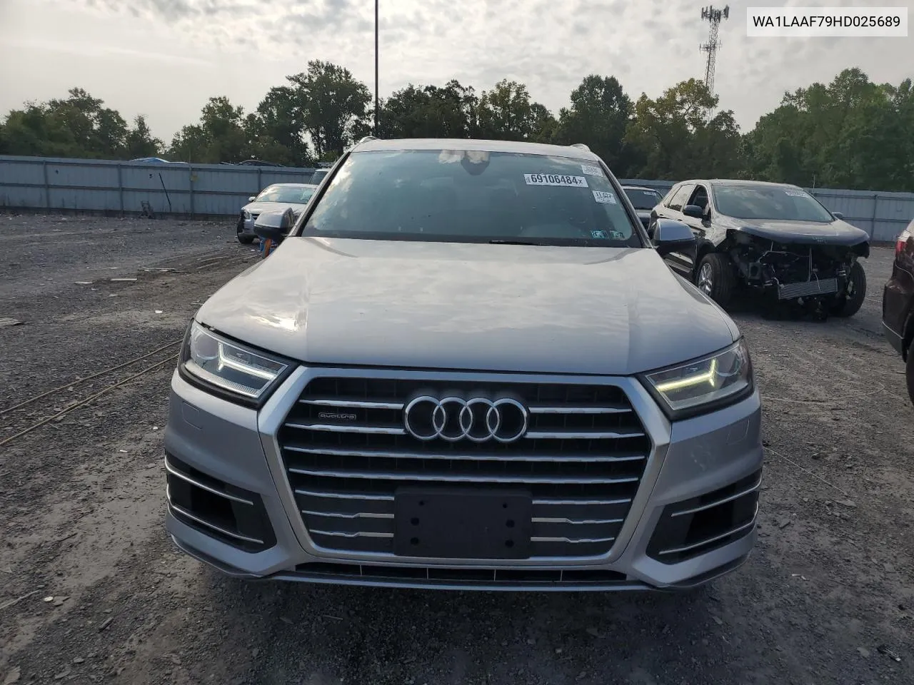 2017 Audi Q7 Premium Plus VIN: WA1LAAF79HD025689 Lot: 69106484