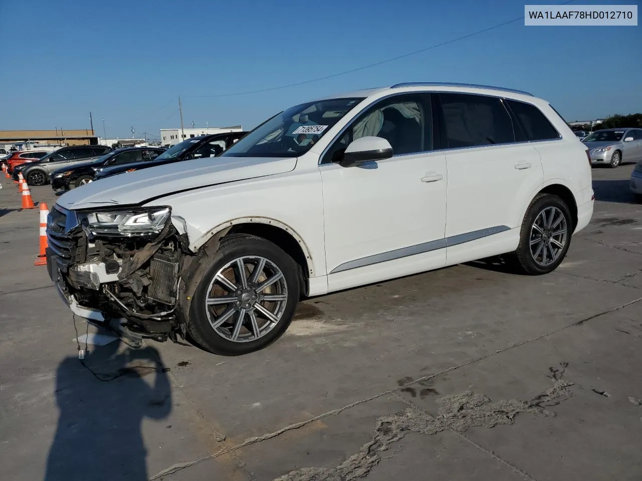 2017 Audi Q7 Premium Plus VIN: WA1LAAF78HD012710 Lot: 71395754