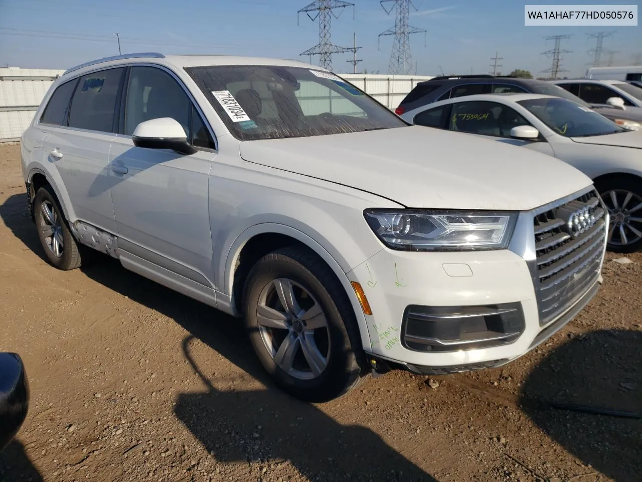 2017 Audi Q7 Premium VIN: WA1AHAF77HD050576 Lot: 71831034