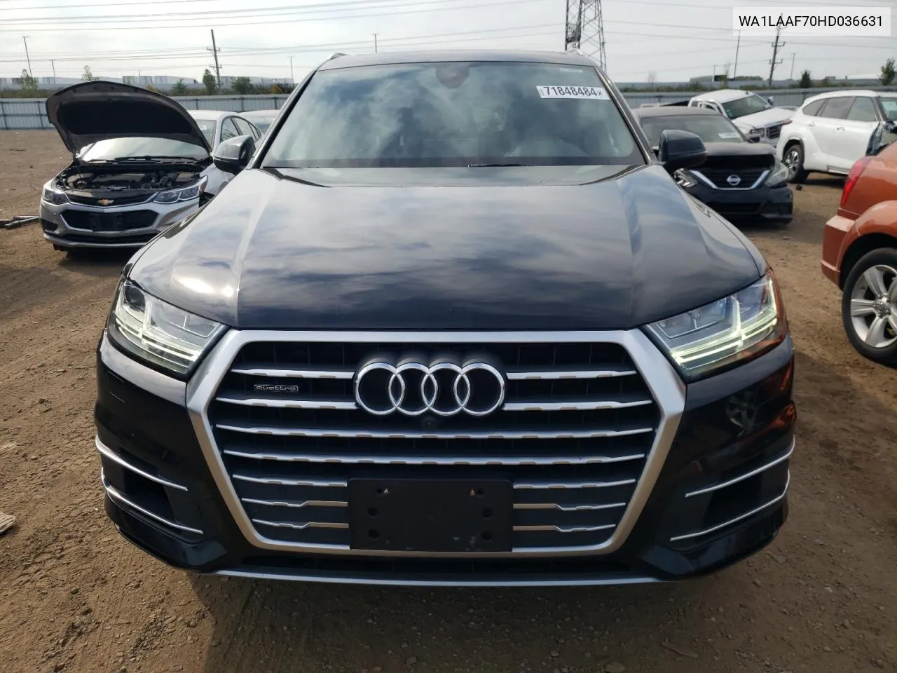 2017 Audi Q7 Premium Plus VIN: WA1LAAF70HD036631 Lot: 71848484