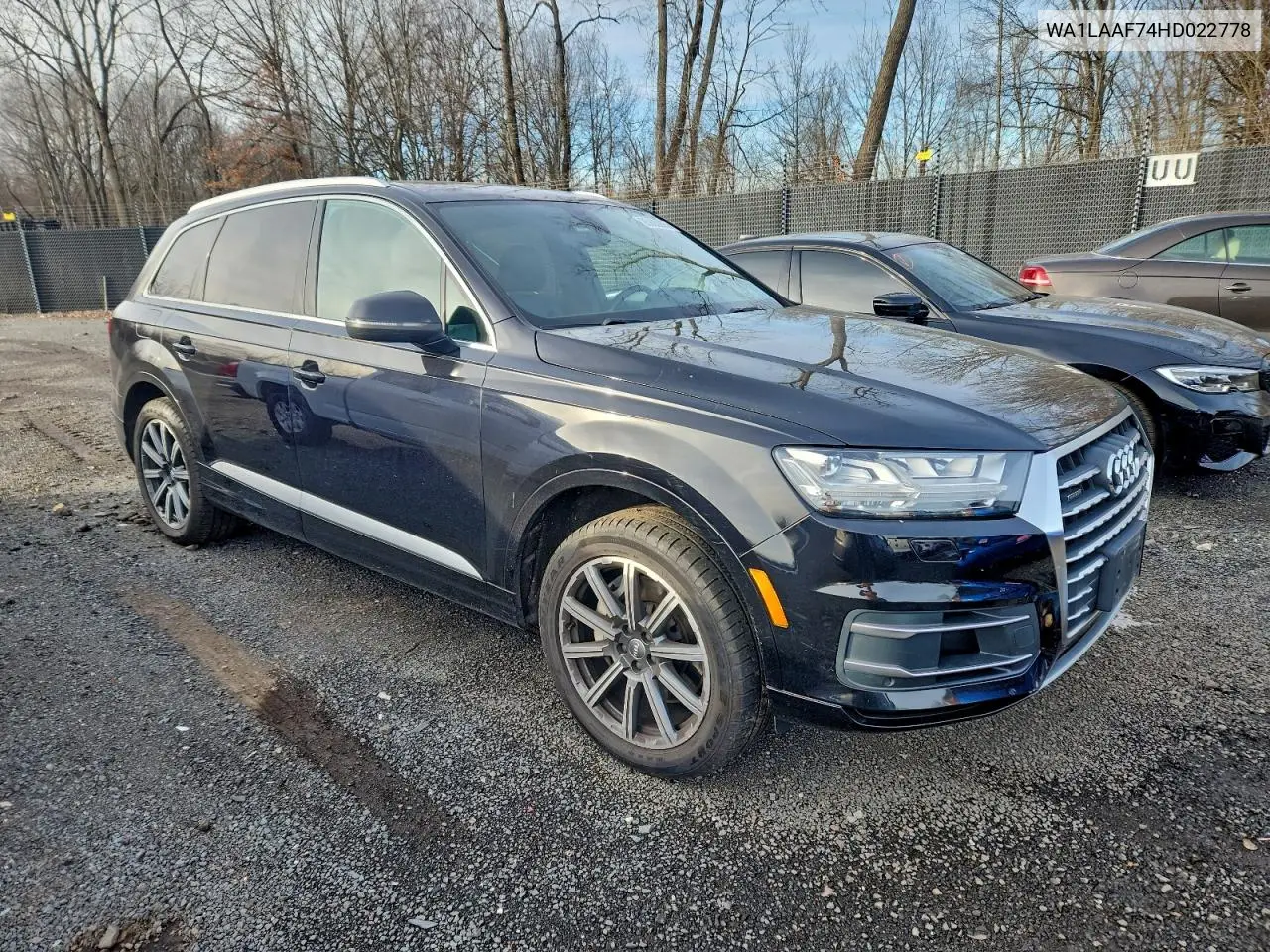WA1LAAF74HD022778 2017 Audi Q7 Premium Plus