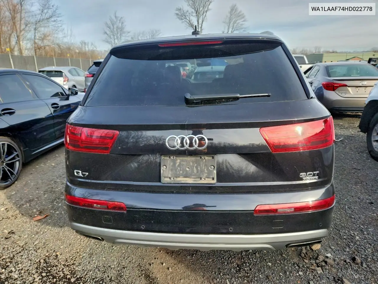 WA1LAAF74HD022778 2017 Audi Q7 Premium Plus