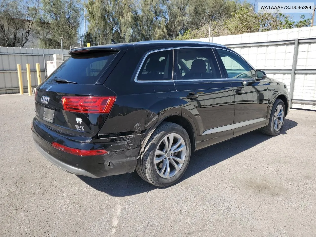 2018 Audi Q7 Premium VIN: WA1AAAF73JD036894 Lot: 56962454