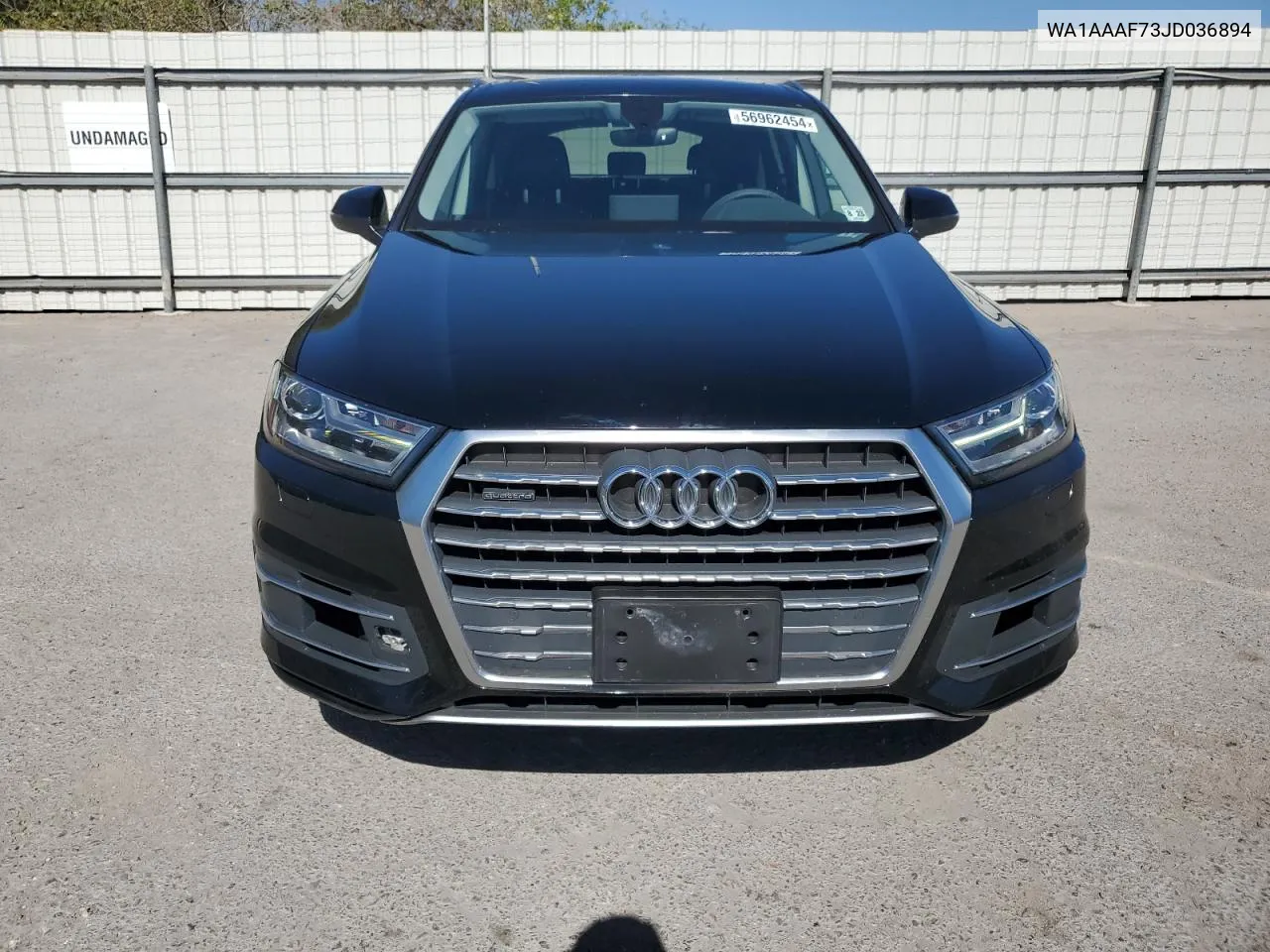 2018 Audi Q7 Premium VIN: WA1AAAF73JD036894 Lot: 56962454