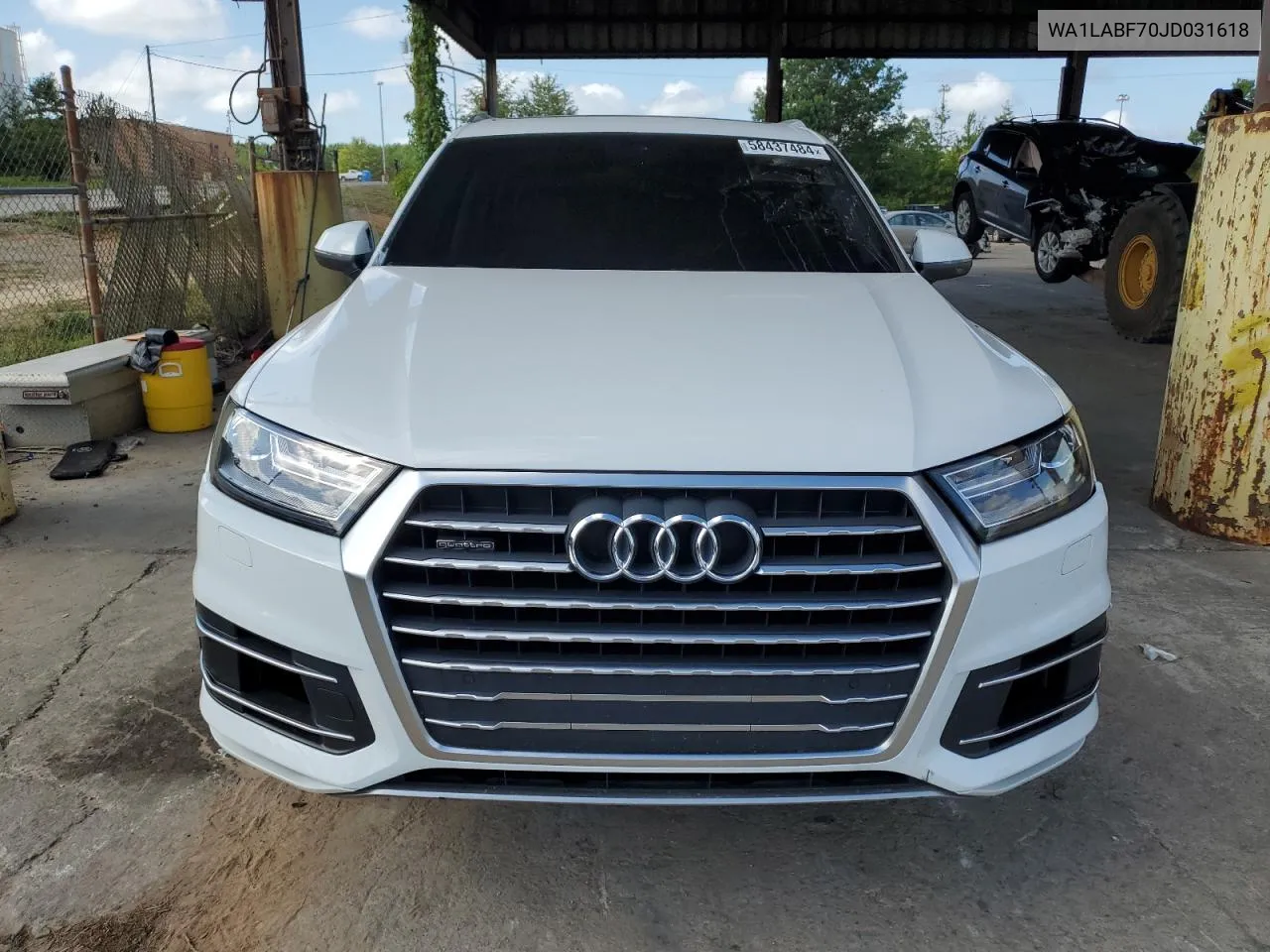 2018 Audi Q7 Premium Plus VIN: WA1LABF70JD031618 Lot: 58437484