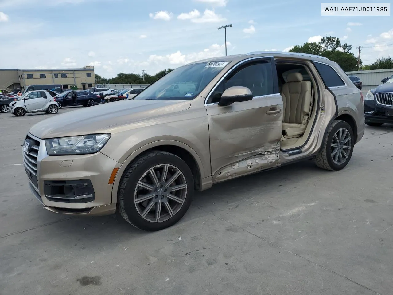 2018 Audi Q7 Premium Plus VIN: WA1LAAF71JD011985 Lot: 60704954