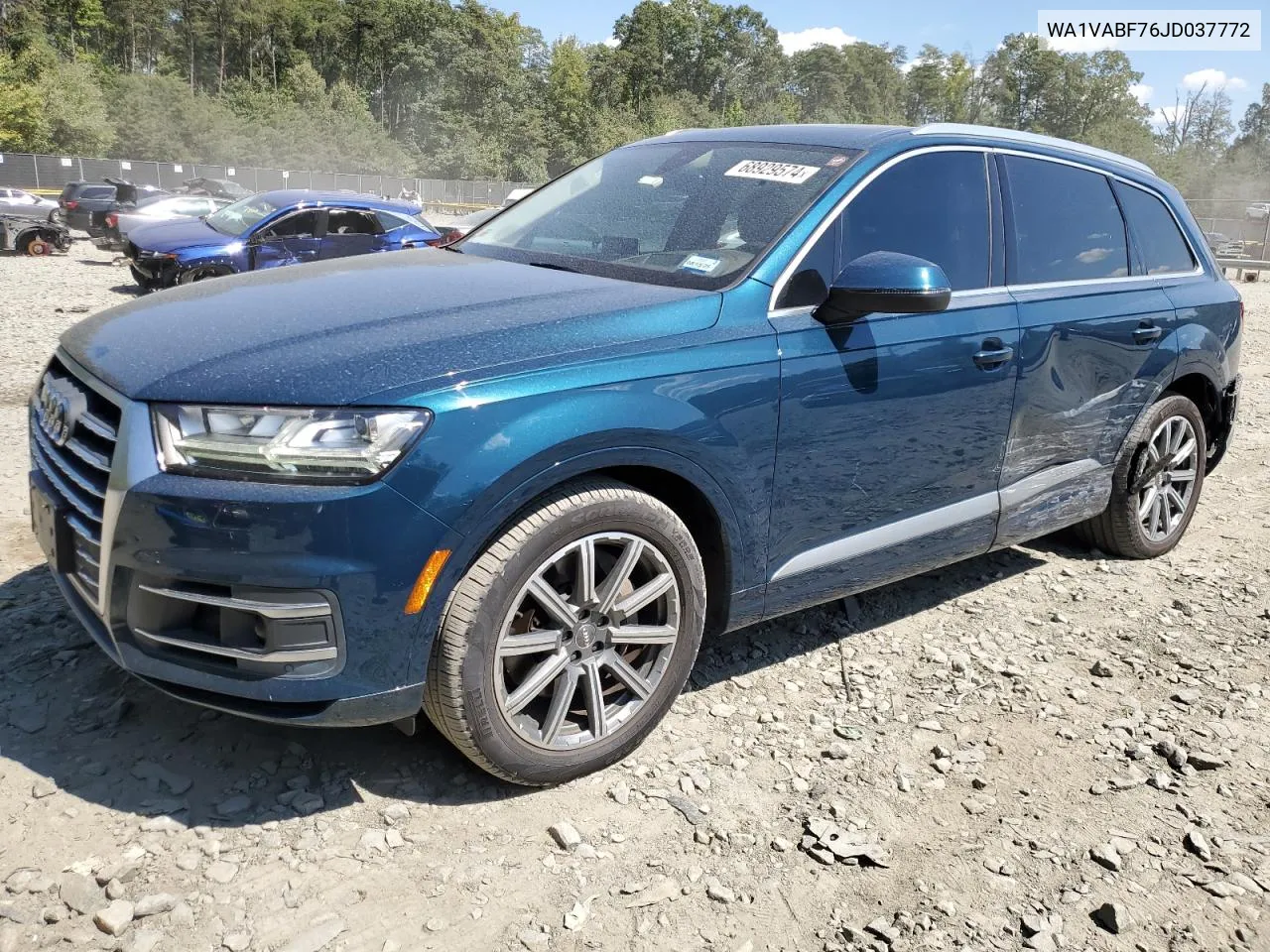 2018 Audi Q7 Prestige VIN: WA1VABF76JD037772 Lot: 68929574