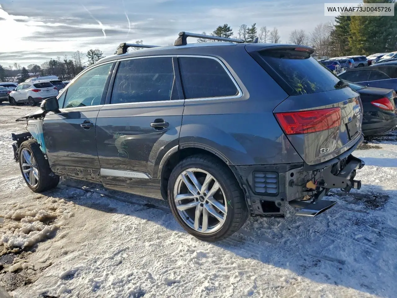 WA1VAAF73JD045726 2018 Audi Q7 Prestige