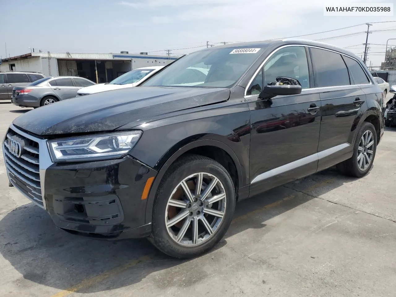 2019 Audi Q7 Premium VIN: WA1AHAF70KD035988 Lot: 56888044