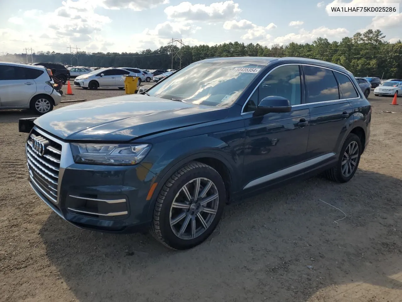 2019 Audi Q7 Premium Plus VIN: WA1LHAF75KD025286 Lot: 58435354