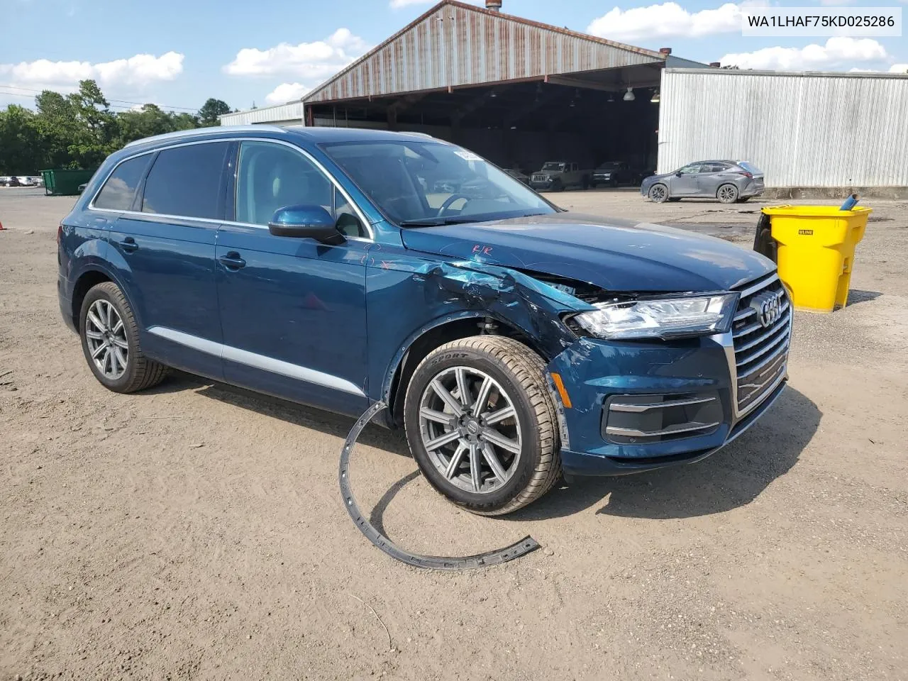 2019 Audi Q7 Premium Plus VIN: WA1LHAF75KD025286 Lot: 58435354